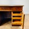 Large Vintage Double-Sided Oak Desk with Display End, 1920s 14