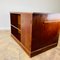 Large Vintage Double-Sided Oak Desk with Display End, 1920s 4