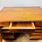 Large Vintage Double-Sided Oak Desk with Display End, 1920s 7