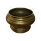 Middle Eastern Chased Pedestal Brass Bowl, Image 4