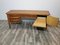 Mid-Century Brown Office Desk 38