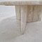 Italian Octagon Coffee Table in Travertine, 1980s 9