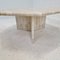 Italian Octagon Coffee Table in Travertine, 1980s 8