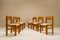 Dining Chairs in Pine and Sheep Curl Bouclé, France, 1970s, Set of 6, Image 2