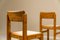 Dining Chairs in Pine and Sheep Curl Bouclé, France, 1970s, Set of 6, Image 12