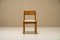 Dining Chairs in Pine and Sheep Curl Bouclé, France, 1970s, Set of 6, Image 4