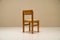 Dining Chairs in Pine and Sheep Curl Bouclé, France, 1970s, Set of 6, Image 8