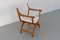 Fauteuil Kurul Vintage en Chêne et Bouclé par Henning Kjærnulf, Danemark, 1960s 20