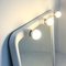 Specchio bianco con luci di Carrara & Matta, anni '70, Immagine 5