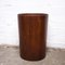 Teak Cylindrical Ply Paper Bin attributed to Schreiber, 1970s 3