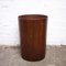 Teak Cylindrical Ply Paper Bin attributed to Schreiber, 1970s, Image 4