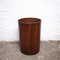 Teak Cylindrical Ply Paper Bin attributed to Schreiber, 1970s, Image 5