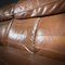 Mid-Century Modular 3-Person Leather Sofa, Set of 3 4