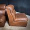 Mid-Century Modular 3-Person Leather Sofa, Set of 3 7