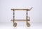 Mid-Century Brass & Glass Bar Cart, 1960s, Image 8