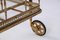 Mid-Century Brass & Glass Bar Cart, 1960s, Image 4