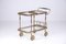 Mid-Century Brass & Glass Bar Cart, 1960s 2