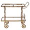 Mid-Century Brass & Glass Bar Cart, 1960s 1