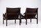 Hunter Easy Chairs attributed to Torbjørn Afdal, 1960s, Set of 2 12