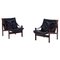 Hunter Easy Chairs attributed to Torbjørn Afdal, 1960s, Set of 2 1
