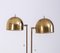 Brass Floor Lamps Model G-075 from Bergboms, Sweden, 1960s, Set of 2, Image 3