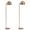 Brass Floor Lamps Model G-075 from Bergboms, Sweden, 1960s, Set of 2, Image 1