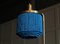 Lámpara de pie modelo G-109 en azul de Hans-Agne Jakobsson, años 60, Imagen 4