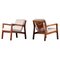 Rialto Armchairs attributed to Carl-Gustav Hiort attributed to Ornäs, Finland, 1950s, Set of 2 1