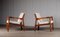 Rialto Armchairs attributed to Carl-Gustav Hiort attributed to Ornäs, Finland, 1950s, Set of 2 3