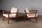 Rialto Armchairs attributed to Carl-Gustav Hiort attributed to Ornäs, Finland, 1950s, Set of 2 11
