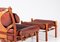 Inca Easy Chair with Ottoman attributed to Arne Norell, 1970s, Set of 2 10