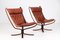 Falcon Easy Chairs attributed to Sigurd Resell, Norway, 1970s, Set of 2 17