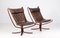 Falcon Easy Chairs attributed to Sigurd Resell, Norway, 1970s, Set of 2 4