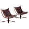 Falcon Chairs attributed to Sigurd Ressell, 1970s, Set of 2 1
