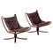 Falcon Chairs attributed to Sigurd Ressell, 1970s, Set of 2, Image 1