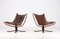 Sigurd Ressell zugeschriebene Falcon Chairs, 1970er, 2er Set 5