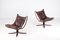 Falcon Chairs attributed to Sigurd Ressell, 1970s, Set of 2 2