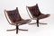 Sigurd Ressell zugeschriebene Falcon Chairs, 1970er, 2er Set 9