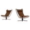 Falcon Easy Chairs attributed to Sigurd Resell, Norway, 1970s, Set of 2, Image 1