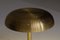 Lámpara de mesa sueca de latón atribuida a Boréns, años 50, Imagen 2