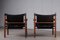 Easy Chairs Model Sirocco attributed to Arne Norell, 1970s, Set of 2 7