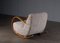 Swedish Rocking Chair in Sheepskin, 1940s 3