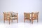 Easy Chairs Model Ilona attributed to Arne Norell, 1970s, Set of 2 3