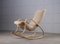 Rocking Chair in Sheepskin by Karl Yngve Håkansson, 1950s 5