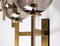 Large Brass Wall Lamp attributed to Holger Johansson, Sweden, 1960s 8