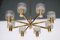 Swedish Brass Chandelier, 1960s, Image 3