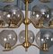 Large Brass Chandelier by Holger Johansson, Sweden, 1970s, Image 5