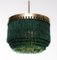 Green Ceiling Lamp Model T601 from Hans-Agne Jakobsson, 1960s, Set of 2 1