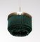 Green Ceiling Lamp Model T601 from Hans-Agne Jakobsson, 1960s, Set of 2 5