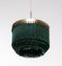 Lampada da soffitto T601 verde di Hans-Agne Jakobsson, anni '60, set di 2, Immagine 5